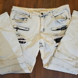 Rue21 Ripped Repaired Jeans 38/32